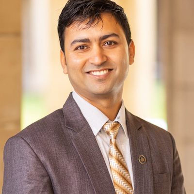 Portrait of Mr Lokendra Adhikari
